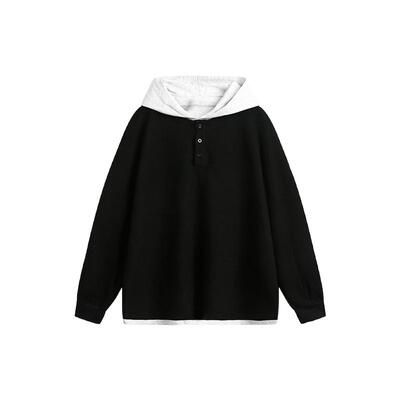 MRNEARLY美式复古连帽卫衣