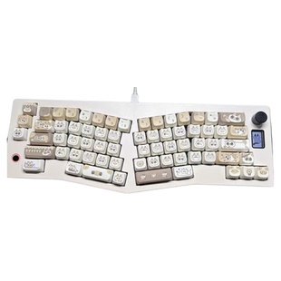 暹罗猫小豆泥可爱猫猫头键帽MAO高度热升华适配60/61/68/87/104