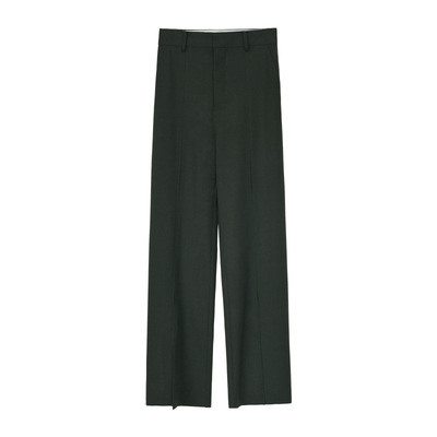 小众设计高腰因由复古长裤