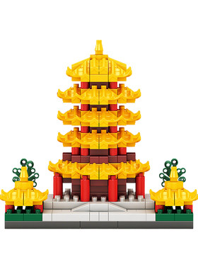 武汉地标性建筑拼装积木