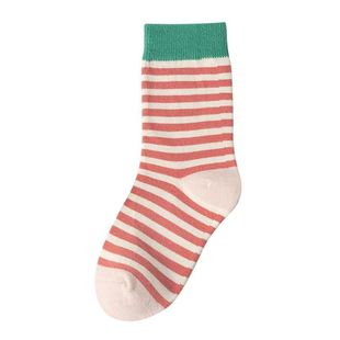 六指鼠儿童袜子女童秋冬纯棉长筒袜春秋款中筒袜女孩宝宝全棉冬天