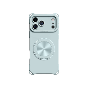 支架适用苹果17手机壳iphone17promax四角套17pro新款16磁吸15腕带14可背斜挎13的12女11硅胶带挂绳蓝色小众