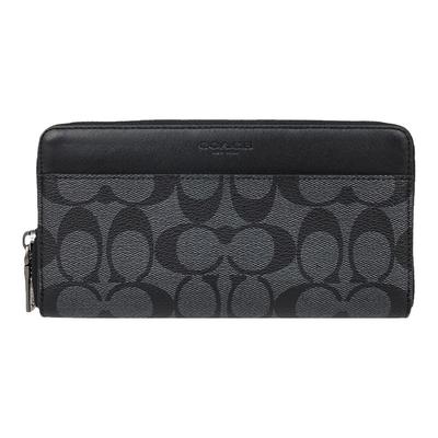 长款钱包coach拉链男士长款钱包