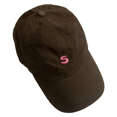 2025新款小字母s咖啡色棒球帽女