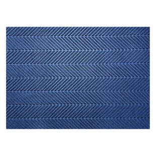 蓝色入户门新款地垫深蓝色门口地毯门外高级室外入门脚垫防滑门垫