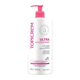 Topicrem舒润高保湿身体乳儿童补水保湿润肤乳男女大容量1000ml