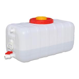 家用食品级带盖水桶大容量加厚储水箱卧式长方形蓄水塔白桶蓄水罐