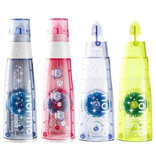 日本PLUS普乐士点点胶限定款TG-746点状手账胶带修正带式点点胶替芯学生用手工透明双面胶