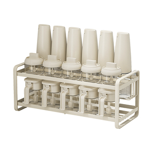 物鸣厨房盐调味罐收纳盒调料置物架家用调味料收纳架油盐酱醋架子