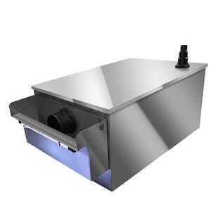 鱼池过滤器不锈钢箱水循环水泵系统室外鱼池塘净化过滤器材料装置