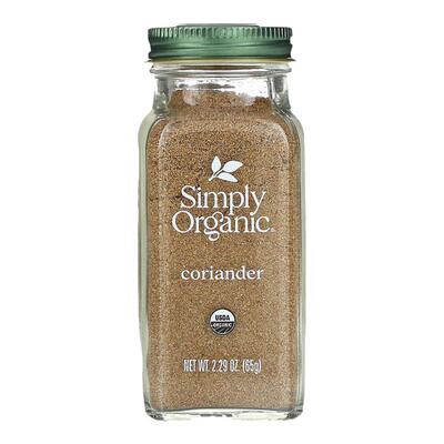 香港直发simply organic芫荽籽粉菜肴调味料65g家用烧烤瓶装风味
