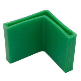 角铁保护套 空调超市货架 三角 L型电缆支架塑料套橡胶黑黄蓝绿色