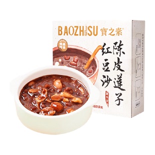 宝之素0脂0香精陈皮莲子红豆沙八宝粥195g*4盒早餐粥代餐夜宵糖水