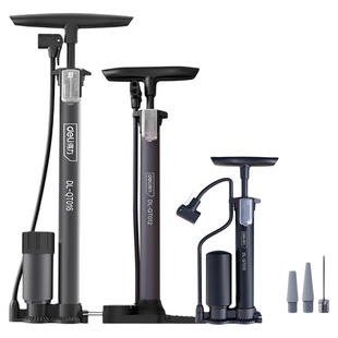 得力自行车打气筒家用通用电动车儿童高压便携小型电瓶车皮球玩具