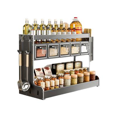 免打孔掉落包赔厨房调料收纳架