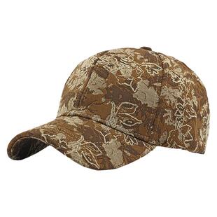 硬顶棒球帽女士秋冬新款民族风帽子时尚百搭鸭舌帽户外防晒遮阳帽