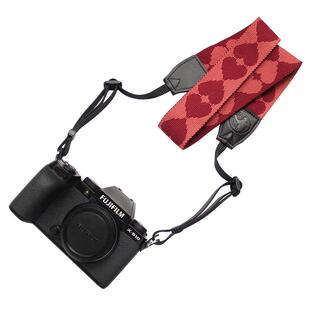 相机带挂脖肩带适用佳能g7x2/3富士XE4 XS10拍立得mini11/40/90挂绳斜挎SQ1徕卡索尼A7C微单佳能单反背带可爱