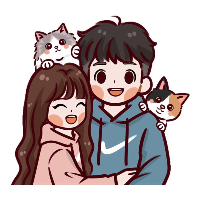 手绘头像q版定制作卡通形象设计动漫画情侣人物照片绘画头像约稿