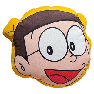 大雄胖虎大头玩偶卡通公仔可爱异形抱枕办公室靠垫沙发礼物