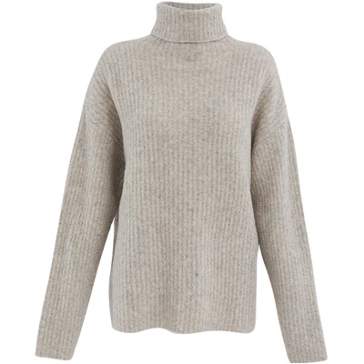 李佳琦羊毛针织衫慵懒高领