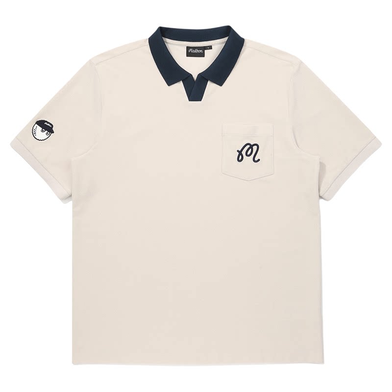 韩国MALBON高尔夫球服男短袖POLO