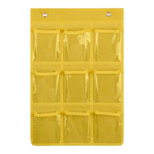 9格收纳袋内衣袜子挂袋卡袋 门后墙壁挂式衣柜储物挂袋