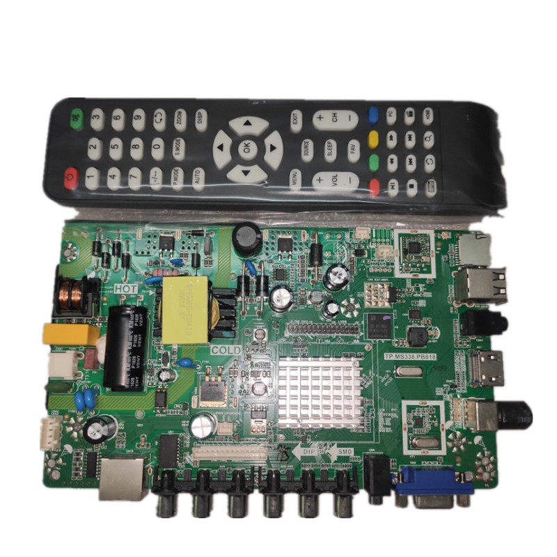 TP.MS338.PB818  双核WiFi主板乐华安卓智能三合一电视板 48w59V