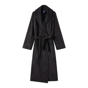 情侣睡袍女秋冬加绒加厚摇粒绒睡衣冬季男士宽松大码浴袍加长款