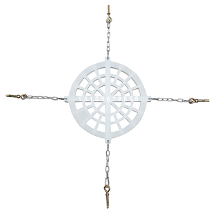 井盖防坠网隔板pe圆形防坠板污水安全网防护网窨井网塑料非不锈钢