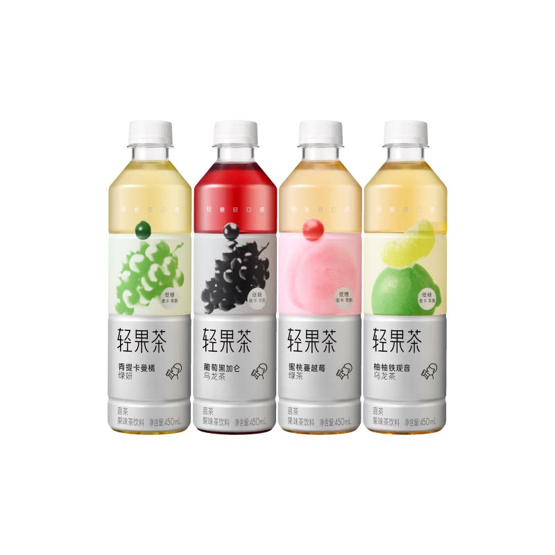 喜茶轻果茶450ml*8/12瓶