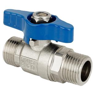 全铜4分内外丝球阀DN15热水器水管双外丝阀门直通铜球芯冷热开关