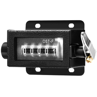 拉动式计数器机械工业冲床记数机数数点数计次记次钻床5/6位D67-F