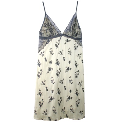 女士性感法式风情拼接蕾丝家居服