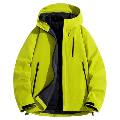 啄木鸟保暖三合一羽绒冲锋衣外套