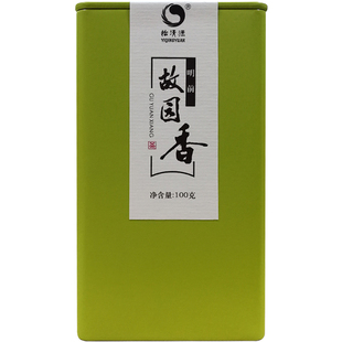 【2025年新茶】早春绿茶明前绿茶怡清源明前故园香茶叶罐装100g