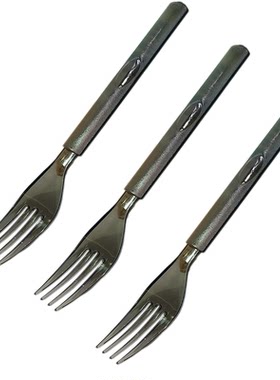 一次性塑料3件意面叉汤匙西餐刀
