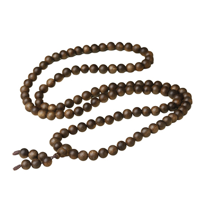 亲宝水晶印尼黑奇楠沉香项链