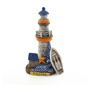 菲创心理箱庭沙盘沙游游戏儿童新品玩具饰品沙具建筑类蓝色灯塔