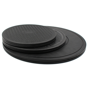 30cm打包转盘台神器插花多肉盆景展示底座泥塑陶艺显示器旋转转台