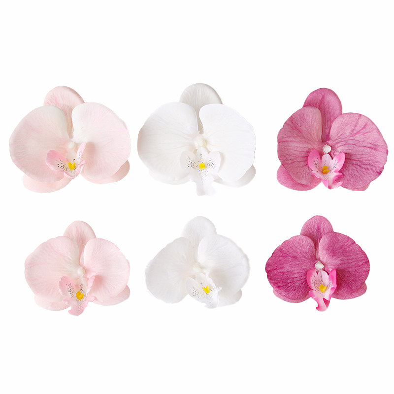 仿真花蝴蝶兰生日蛋糕装饰摆件女神节母亲节康乃馨玫瑰花简约甜美