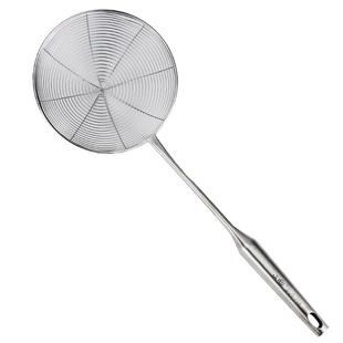 笊篱304不锈钢大漏勺家用厨房 捞面饺子过滤勺子一体成型焯水网漏