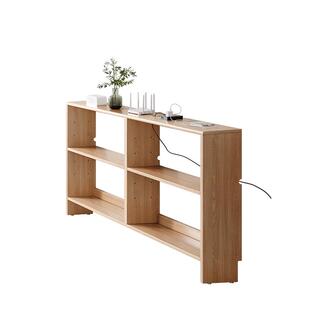 木架子置物架实木客厅落地超薄墙边小窄柜儿童过道书架夹缝矮书柜