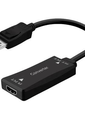 HDMI母转DP公4K高清转换器