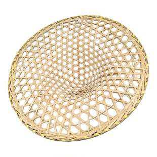 舞蹈斗笠帽儿童成人舞台道具竹编镂空跳舞斗笠成人广场舞帽子