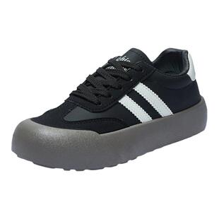 北极海鹦运动鞋女2025新款秋季防水防滑鞋黑色厨房久站不累工作鞋