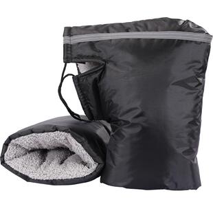 电动摩托车手套冬季保暖电瓶车把套加厚防水棉把手套防寒防风通用