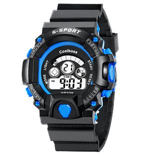 青少年手表初中学生儿童手表男孩女童防水运动潮夜光电子表数字式