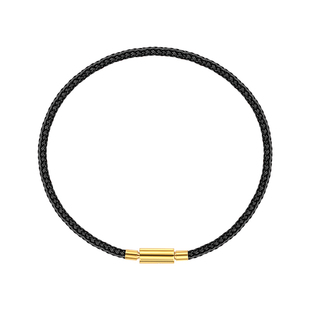 手工转运珠防水钢丝绳手绳手链男女串穿3d硬金红绳本命年编织皮绳