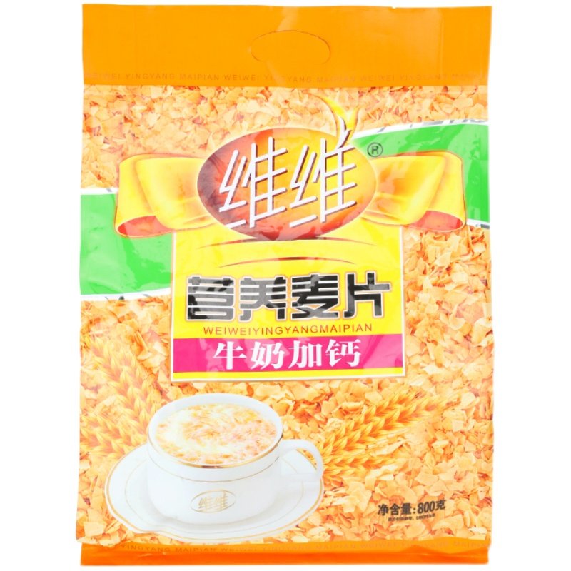 维维牛奶加钙钙800g搭配好喝麦片