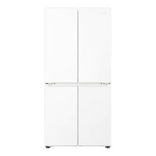 海尔出品统帅502L超薄十字对开四门一级能效双变频无霜家用电冰箱